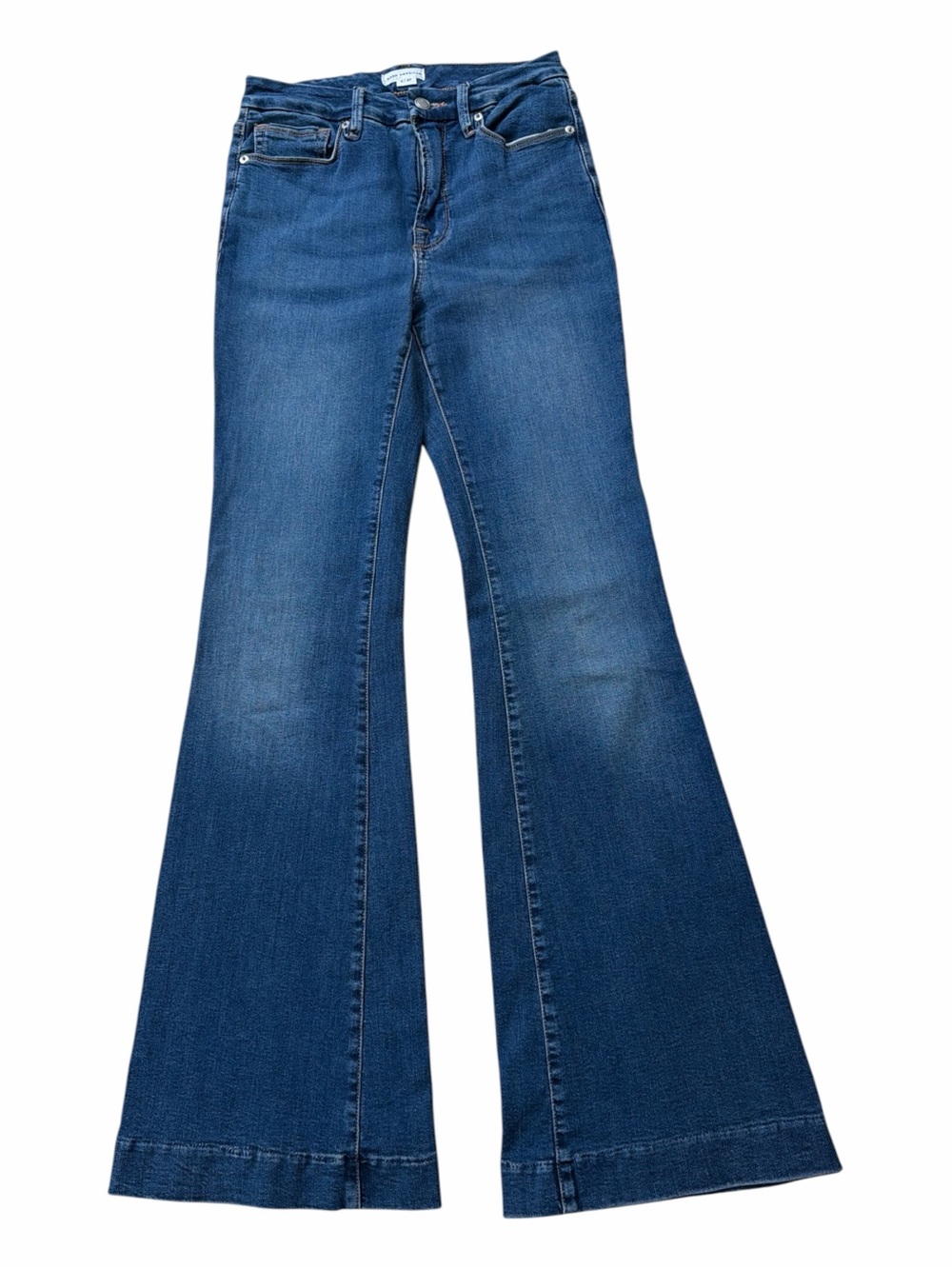 Good American Good Legs High Rise Flare Jeans